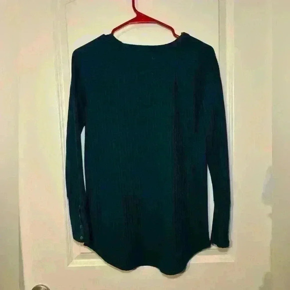 Chaser Waffle Knit Thermal Long Sleeve Shirt Size Small. 4 Button Sleeves. - Picture 5 of 9